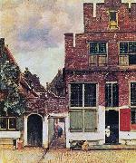 Johannes Vermeer The Little Street, oil painting